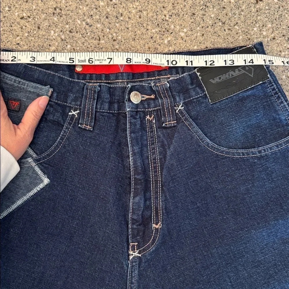 VOKAL By Nelly Y2K Baggy Hip Hop Denim Patchwork Jorts